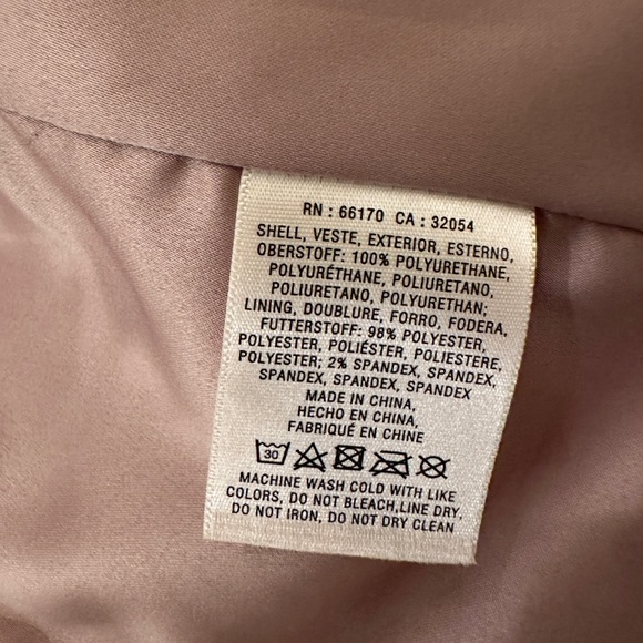 NWOT Anthropologie Elevenses Ruffled Vegan Leather Motorcycle Jacket - Picture 10 of 10